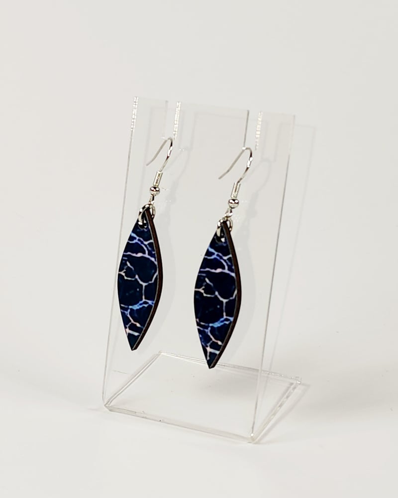Midnight Crackle Earrings, photo 1 of 4