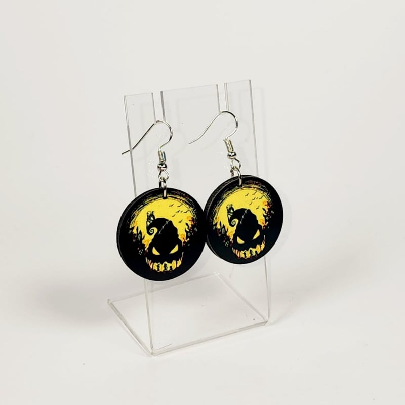 Boogie's Moon Earrings | Spooky Moon Halloween Earrings
