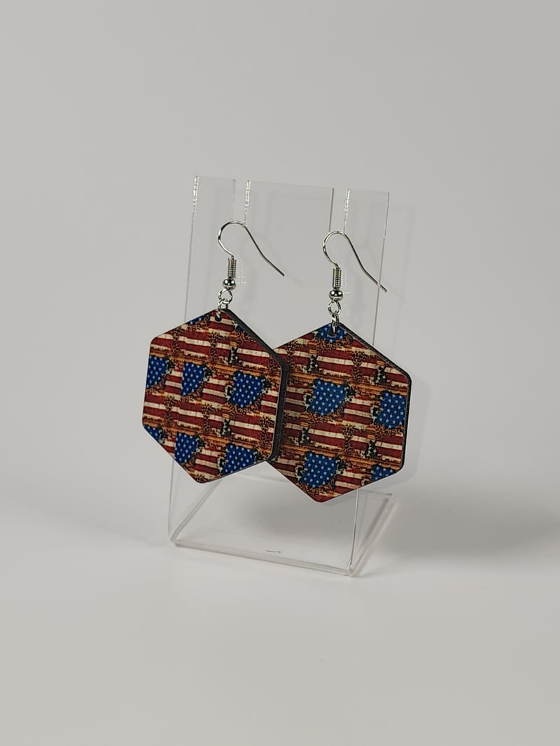 Rustic America Earrings