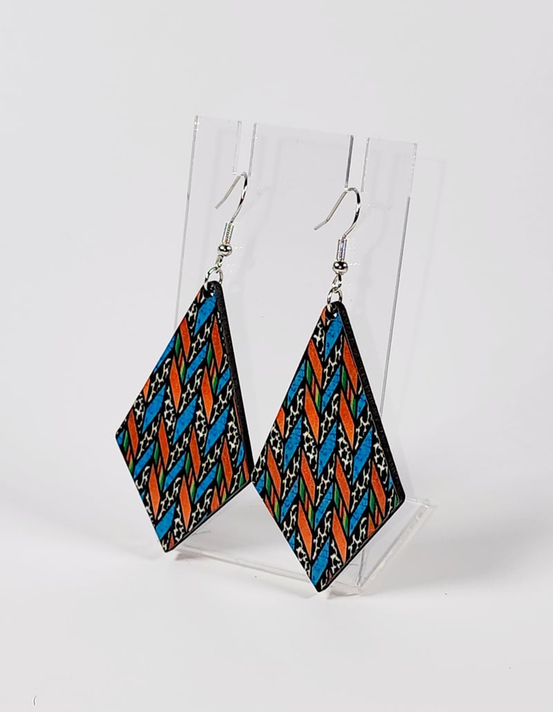 Western Stain Glass Earrings, photo 1 of 4