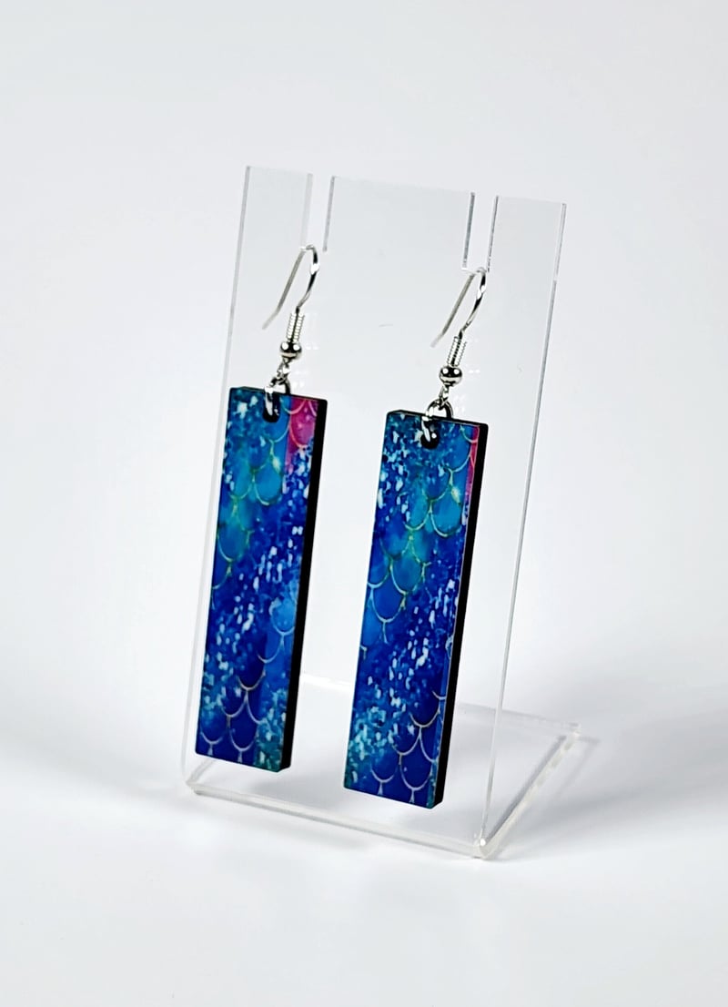Ocean Vibe Mermaid Earrings | Beachy Summer Statement Jewelry, photo 1 of 4