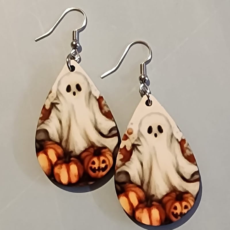 Boo Patch Earrings
