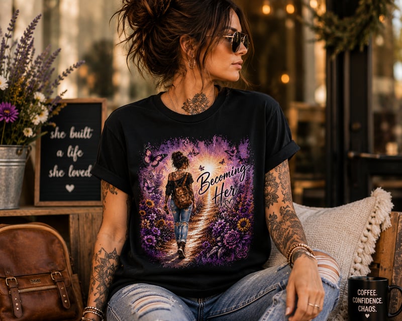 Wildflower & Ink WI-003 | Becoming Her Graphic Tee