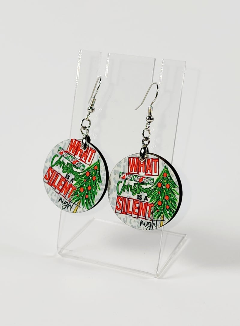 What I Want For Christmas Earrings