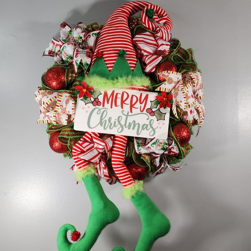 Christmas Elf Wreath