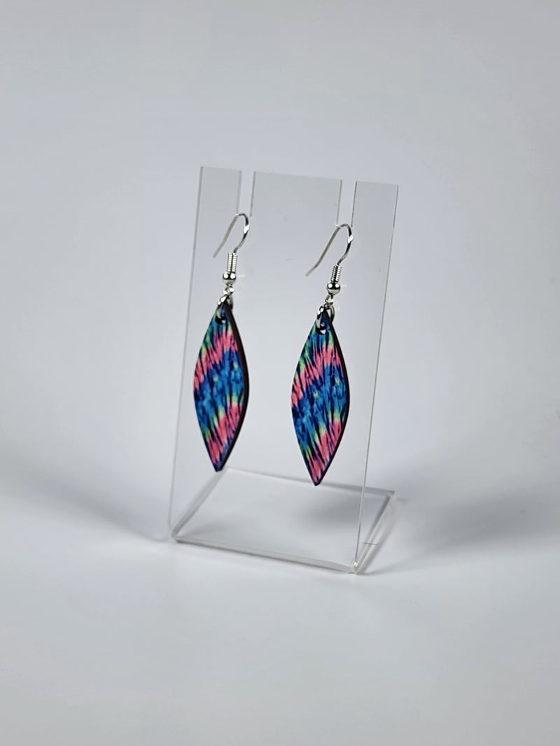 Cosmic Fusion Earrings | Colorful Galaxy Statement Jewelry, photo 1 of 4