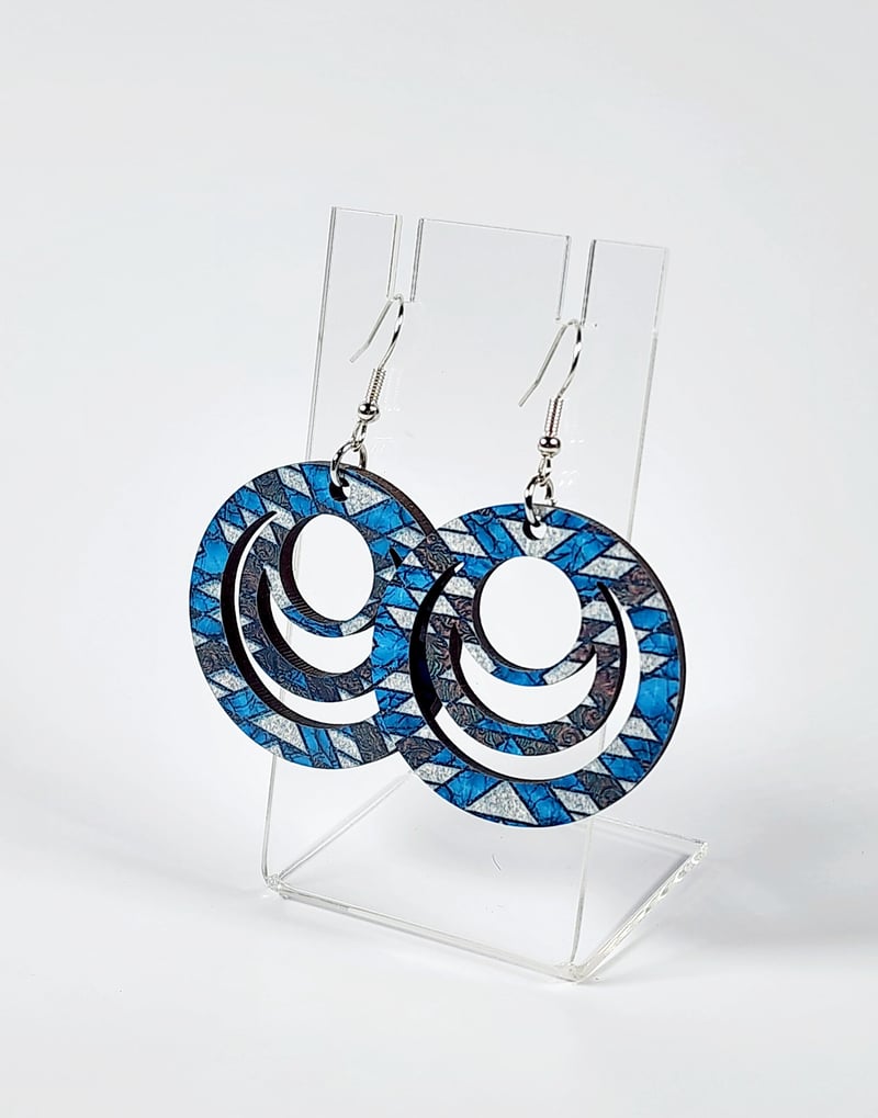 Sapphire Spectrum Earrings, photo 1 of 4
