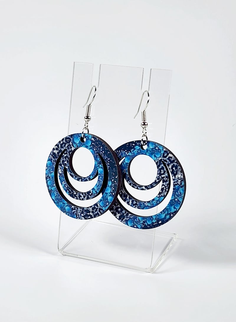 Wildwater Azure Dangle Earrings, photo 1 of 4