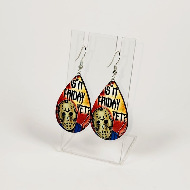 Is It Friday Yet Earrings | Funny Work Week Statement Jewelry