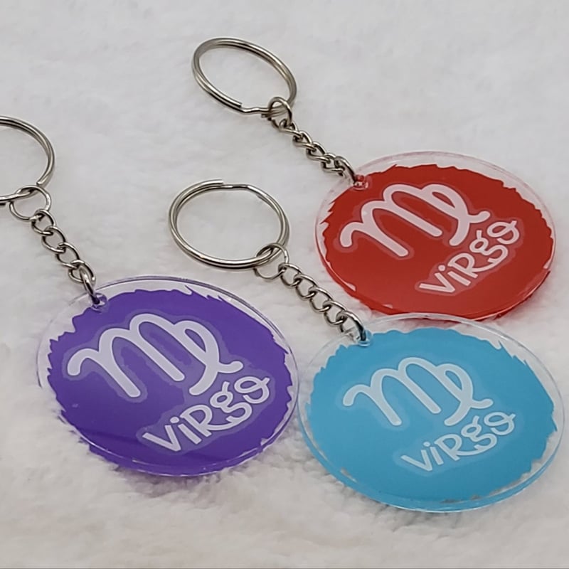 Zodiac Sign Keychains