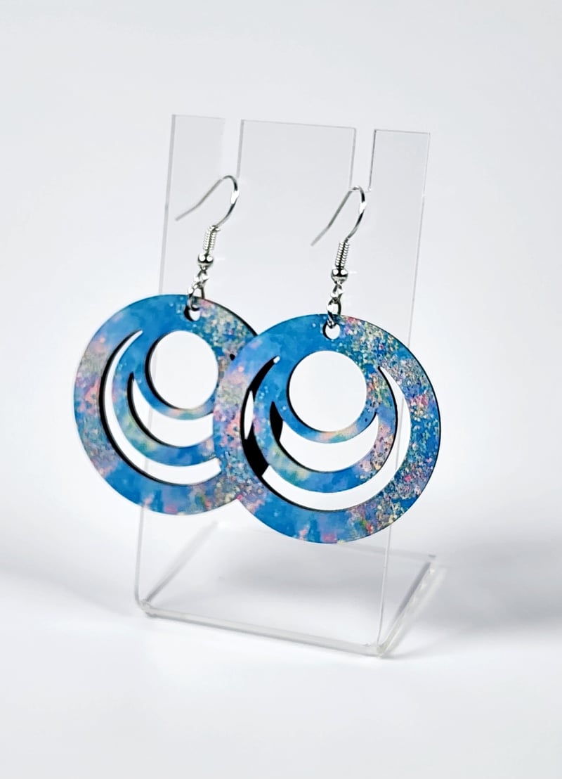 Pastel Sky Confetti Earrings, photo 1 of 4
