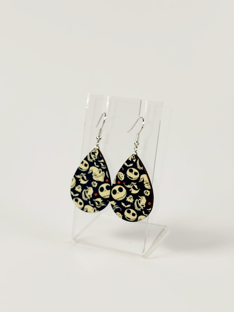 Spooky Duo Earrings | Halloween Character Inspired Jewelry, photo 1 of 4