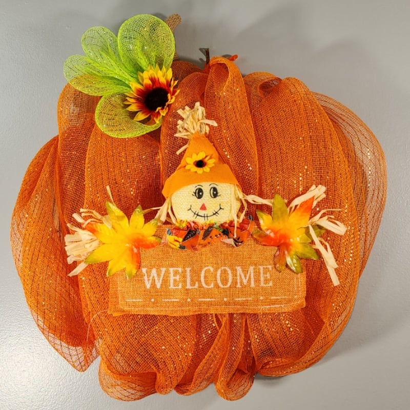 Pumpkin Wreath