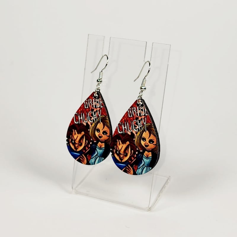 Bride of Chucky Earrings | Horror Halloween Statement Earrings, photo 1 of 1
