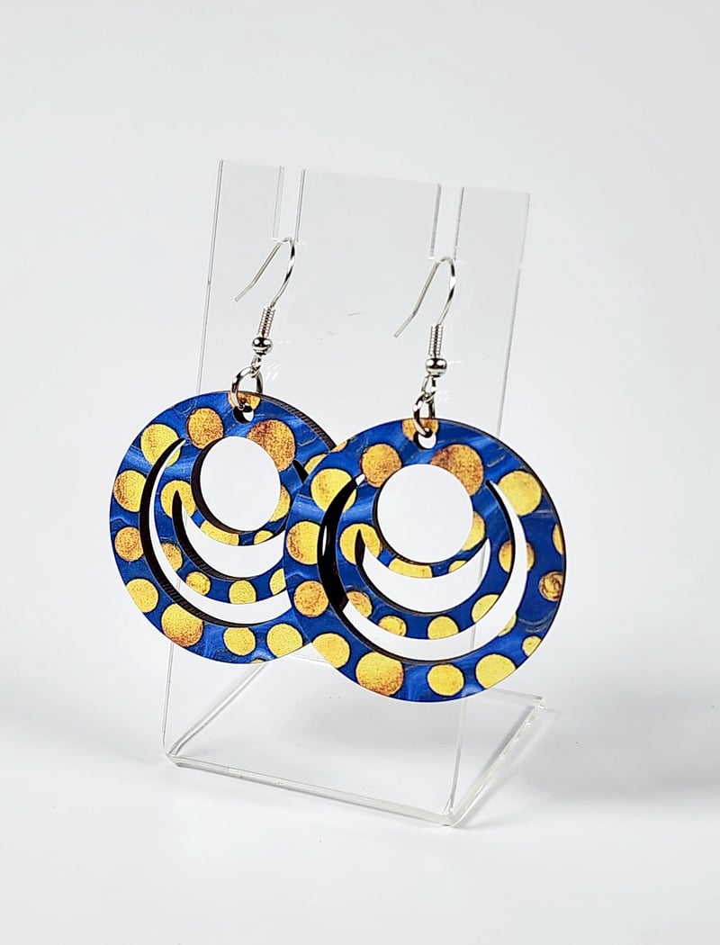 Whimsical Gilded Blues