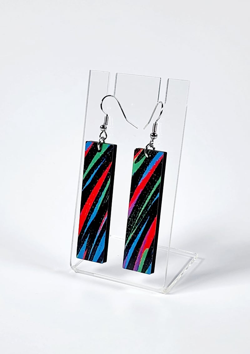 Neon Statement Earrings, photo 1 of 4