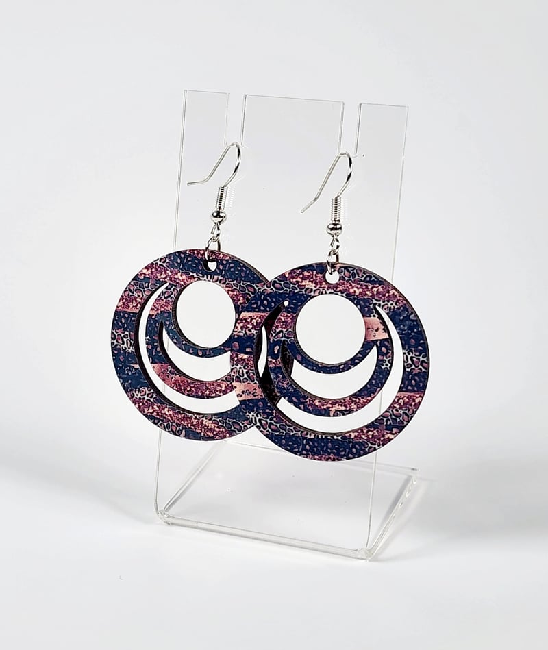 Earthy Elegance Earrings | Natural Tone Statement Earrings, photo 1 of 4