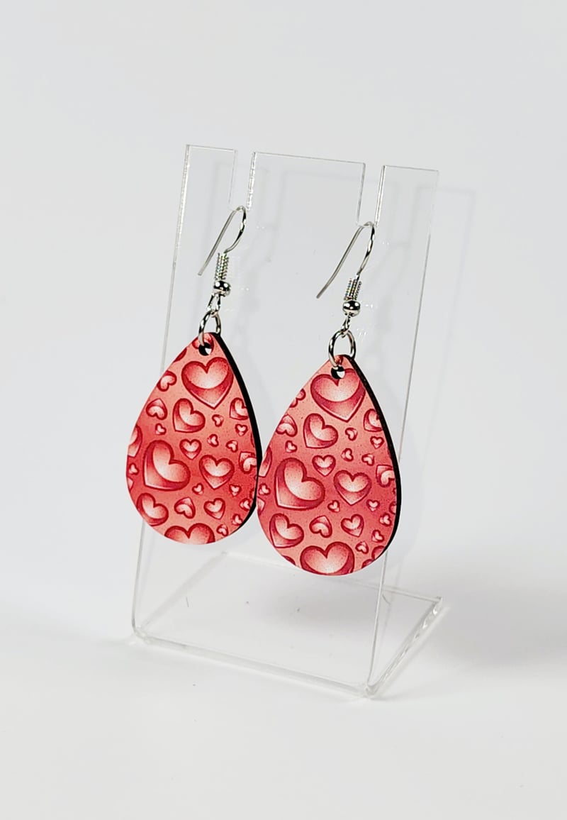 Water Hearts Earrings, photo 1 of 4