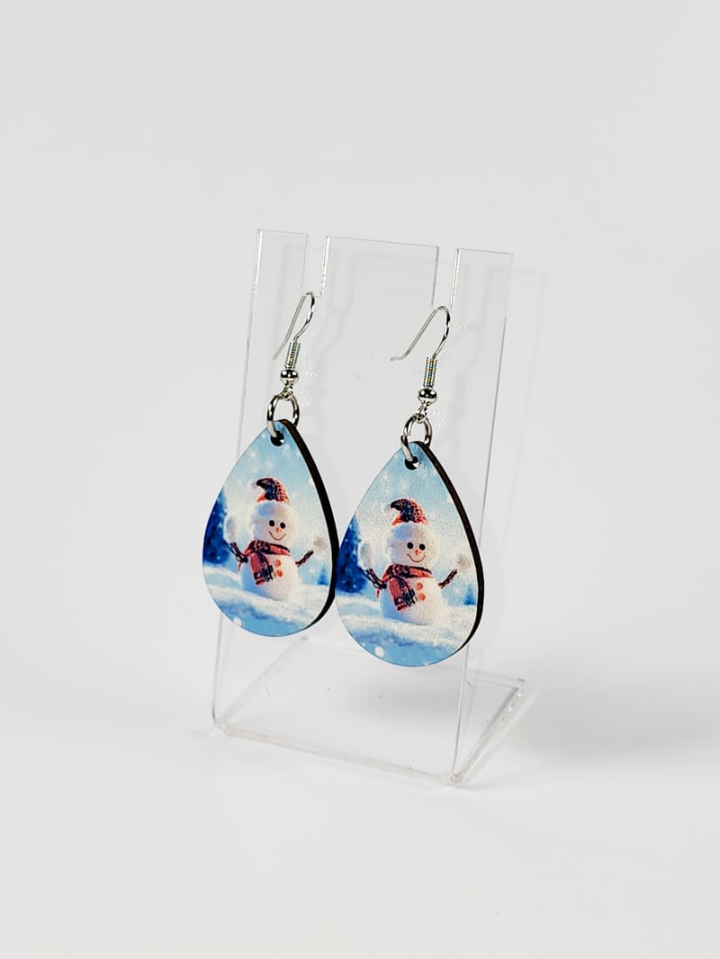 Snowman Earrings, photo 1 of 4