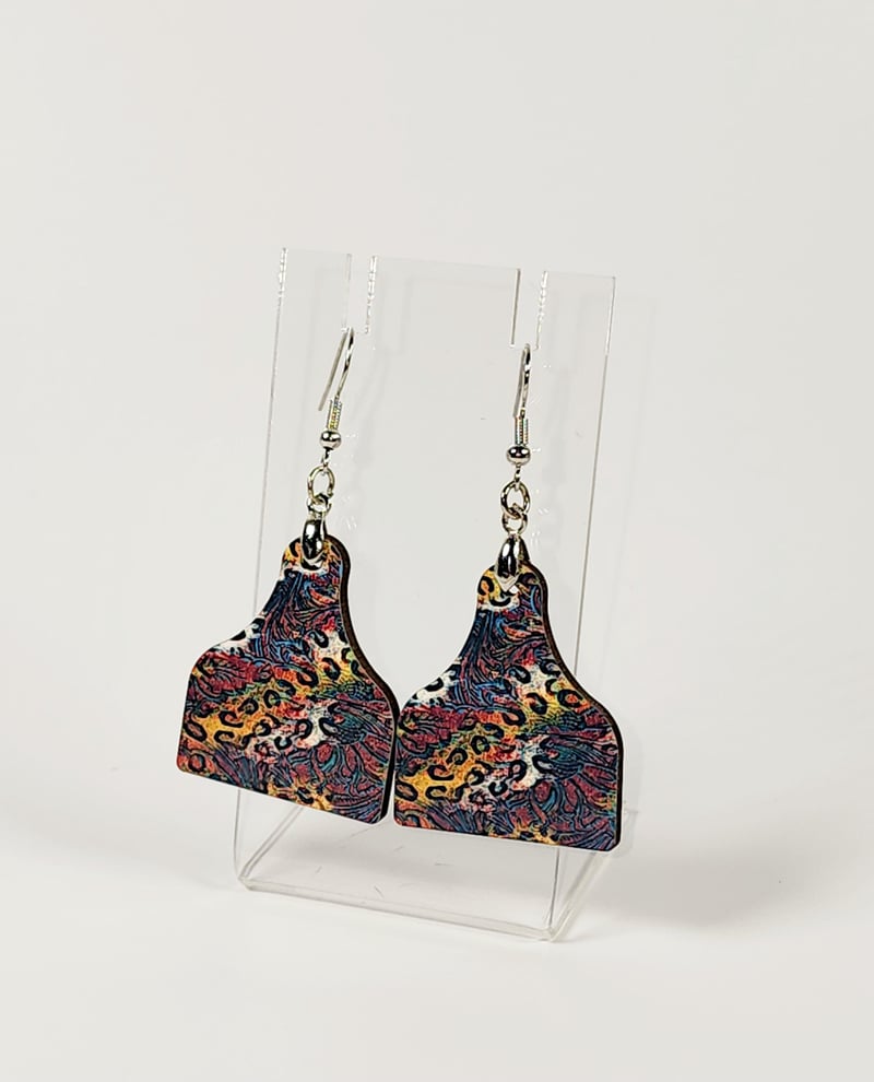 Wild Leopard Print Earrings | Trendy Everyday Statement Jewelry, photo 1 of 4