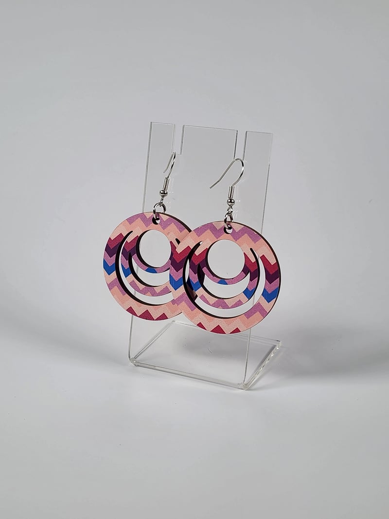 Regal Chevron Fusion Earrings