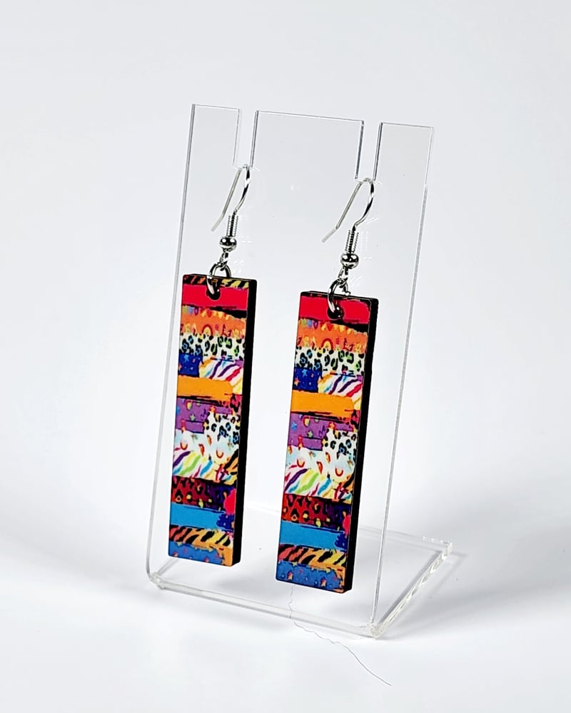 Neon Multicolor Earrings