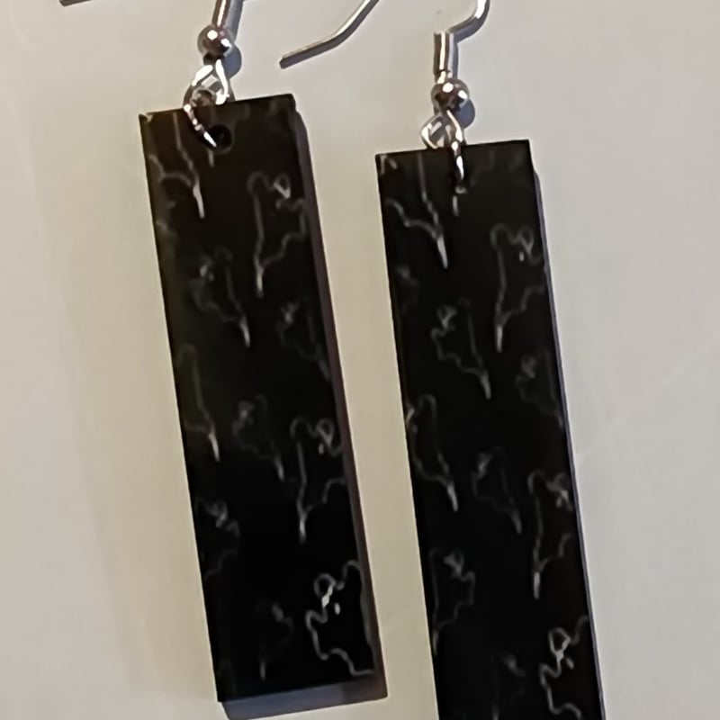 Faded Ghost Earrings | Spooky Halloween Statement Earrings