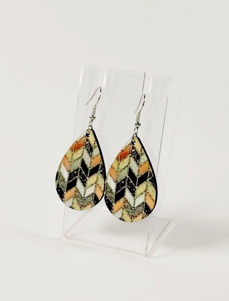 Stain Glass Earrings, photo 1 of 4