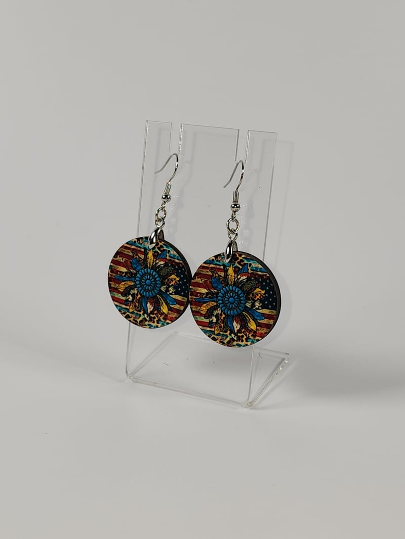 Western Sunflower Earrings