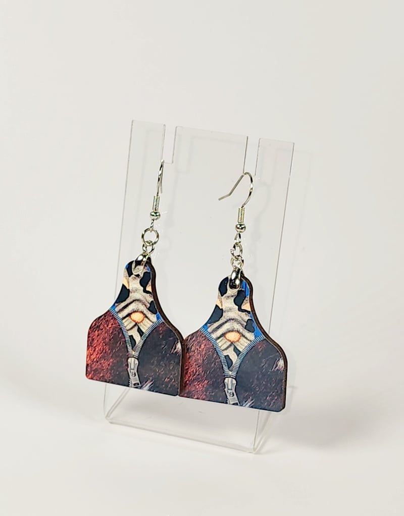 Gnome Earrings | Cute Fantasy Statement Earrings, photo 1 of 4
