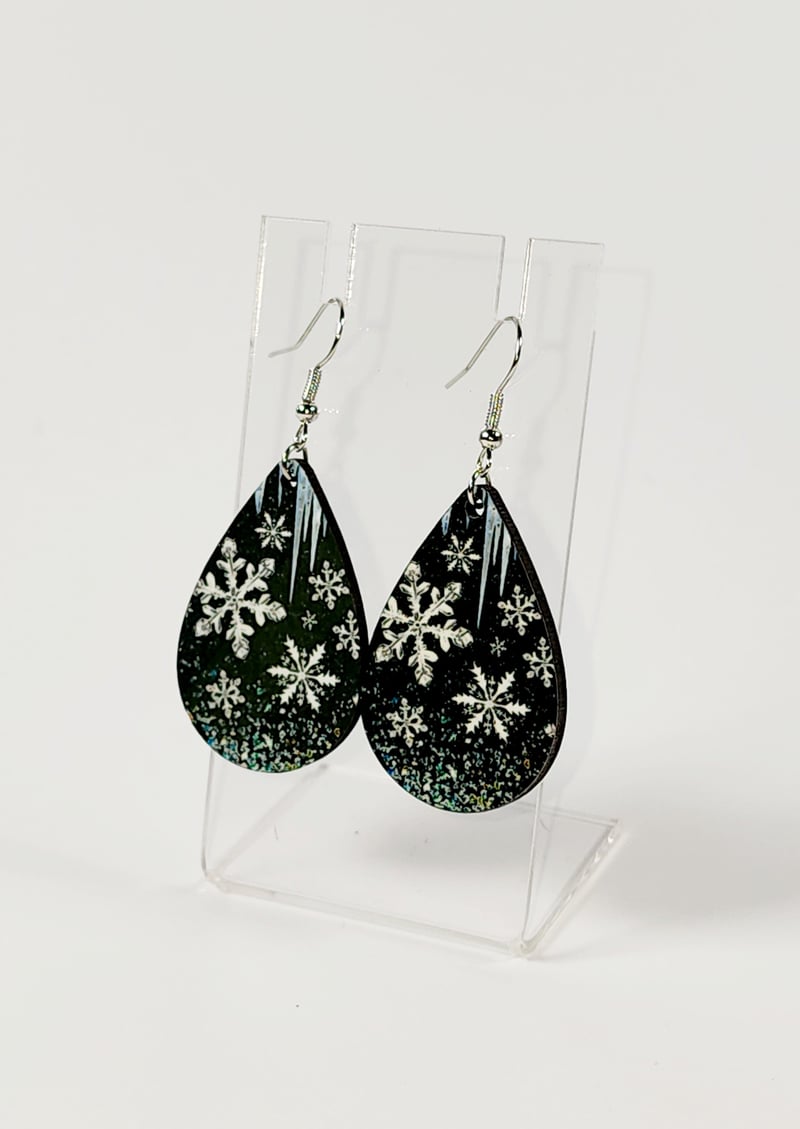 Snowflake Earrings, photo 1 of 4