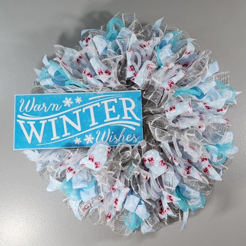 Warm Winter Wishes Wreath