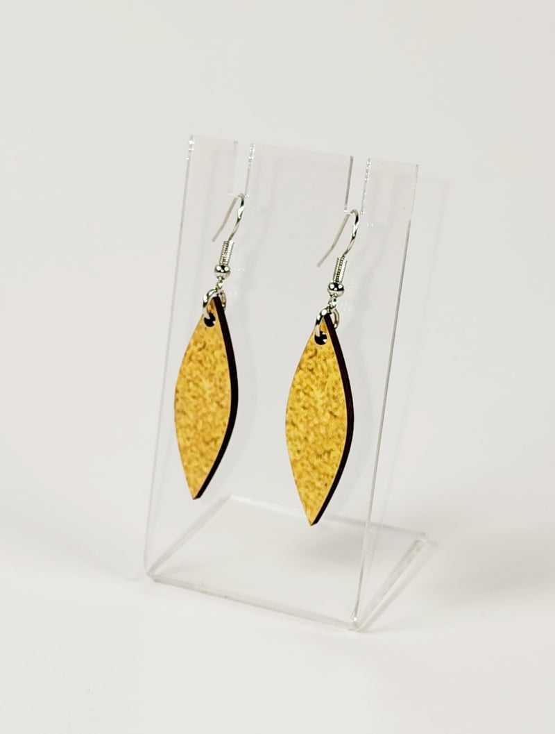 Glitz & Gleam Earrings | Gold Sparkle Statement Earrings, photo 1 of 4